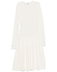 TOTEME - Sculpted Knit Midi Dress - Lyst