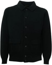 FILIPPO DE LAURENTIIS - Button-Up Wool Cardigan - Lyst