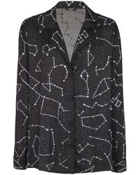 Balmain - Constellation Embroidered Shirt - Lyst