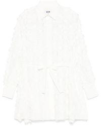 MSGM - 3D-Detail Mini Dress - Lyst