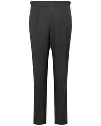 Franzese Collection - Pleat Buckle Trousers - Lyst