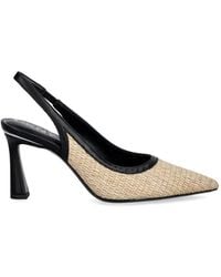 DKNY - Woven Slingback Pumps - Lyst