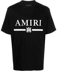 Amiri - T -Shirt mit gummiertem Logo -Druck - Lyst