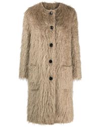 Gucci - Horsebit-embellished Faux-fur Coat - Lyst