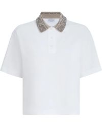 Brunello Cucinelli - Cotton Polo Shirt - Lyst