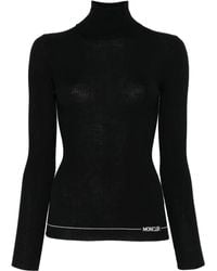 Moncler - Gerippter Rollkragenpullover - Lyst