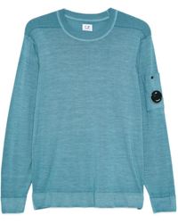 C.P. Company - Trui Met Ronde Hals En Zak - Lyst