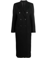 Totême - Double-breasted Wool Overcoat - Lyst