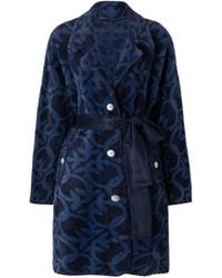 Pinko - Jas Met Dubbele Rij Knopen En Ceintuur - Lyst