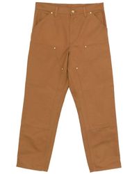 Carhartt - Logo-Patch Trousers - Lyst