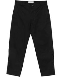 Ami Paris - Straight-Leg Logo-Patch Trousers - Lyst