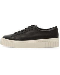 Clarks - Mayhill Walk Platform Leather Sneakers - Lyst