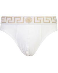 Versace - Zweiteiliges Greca Medusa Slip-Set - Lyst
