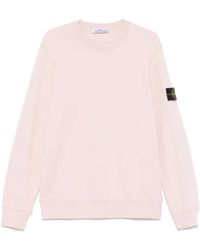 Stone Island - Sweat En Coton À Patch Compass - Lyst