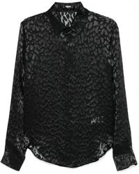 Versace - Camicia Leopardata - Lyst