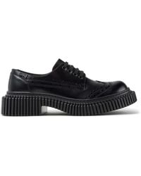 Camper - Pix Brogue-Detail Leather Loafers Shoes - Lyst