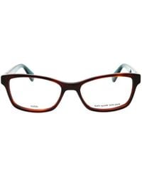 Kate Spade - Renne Rectangle-Frame Glasses - Lyst