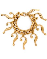 Moschino - Question Mark-pendants Bracelet - Lyst