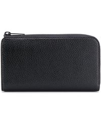 Maison Margiela Cartera con cremallera en el contorno - Negro