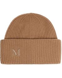 Max Mara - Ribbed-Knit Cashmere Beanie Hat - Lyst