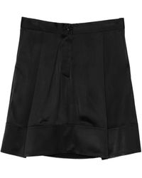 TOTEME - Button Mini Skirt - Lyst
