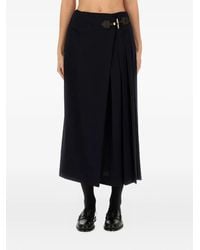 Moschino - Midi-Rok Met Gesp - Lyst