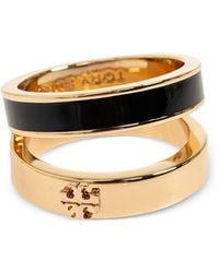 Tory Burch - Icon Enamel Double Ring - Lyst