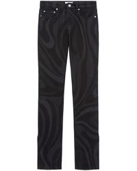 PUCCI - Pantalones rectos con estampado Marmo - Lyst