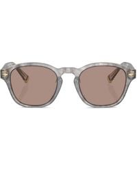 Brunello Cucinelli - Bc4006S Round-Frame Sunglasses - Lyst