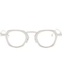 Thom Browne - Brille Mit Rundem Gestell - Lyst