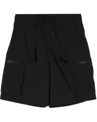 Juun.J - Drawstring-Waist Panelled Shorts - Lyst