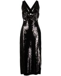 KHAITE - The Milo Sequinned Midi Dress - Lyst