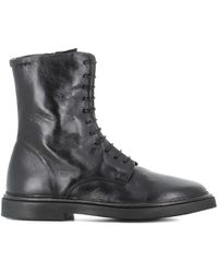 Alexander Hotto - Lace-Up Zip Boots - Lyst