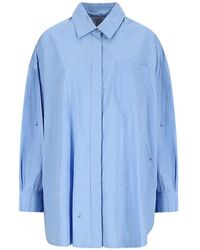 GIUSEPPE DI MORABITO - Embellished Chest-Pocket Shirt - Lyst