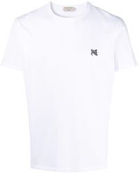 Maison Kitsuné - Camiseta con parche del logo - Lyst