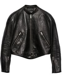 Prada - Jacke Aus Leder - Lyst