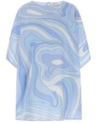 PUCCI - Tunique À Imprimé Marmo - Lyst