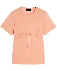 Simone Rocha - Gathered Bust Bow T-Shirt - Lyst
