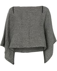 Voz - Maglione Crop Lineas - Lyst