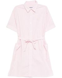 Chocoolate - Striped-Shirt Dress - Lyst