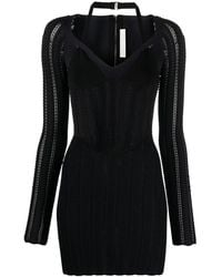 Dion Lee - Opengebreide Mini-Jurk - Lyst