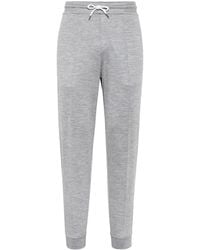 Brunello Cucinelli - Pressed-Crease Drawstring Trousers - Lyst