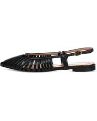 Poche Paris - Corinne Slingback Flat Sandals - Lyst