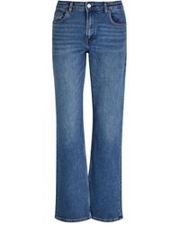 Reformation - Elton Belt Loops Straight-Leg Jeans - Lyst