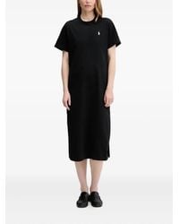 Polo Ralph Lauren - Robe Mi-Longue À Manches Courtes - Lyst