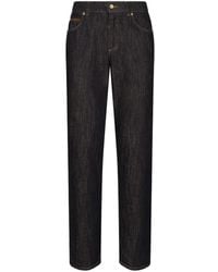 Dolce & Gabbana - Klassische Straight-Leg-Jeans - Lyst
