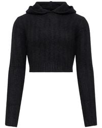 Rick Owens - Tower Cropped Hoodie - Lyst