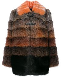 fendi orange coat