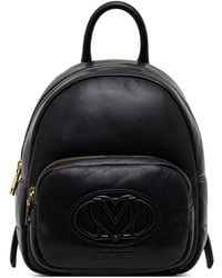 Love Moschino - Quilted Logo-Patch Backpack - Lyst