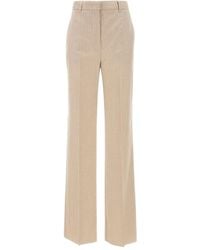 Max Mara - Pinstripe Pleated Trousers - Lyst